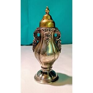 Rare Vintage Baroque Wallace Silverplated Salt Or Pepper Shaker